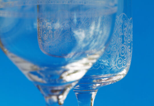 laser etched glassware